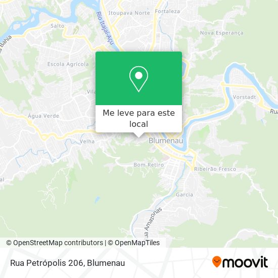 Rua Petrópolis 206 mapa