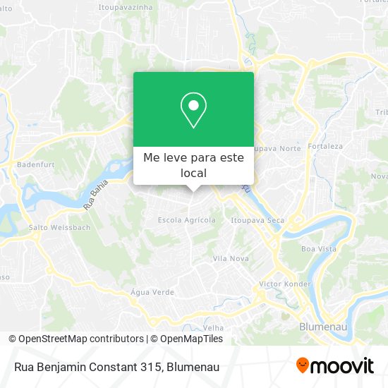 Rua Benjamin Constant 315 mapa