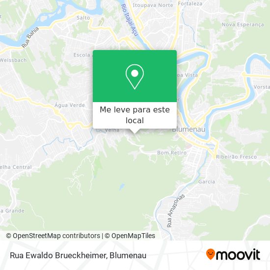 Rua Ewaldo Brueckheimer mapa