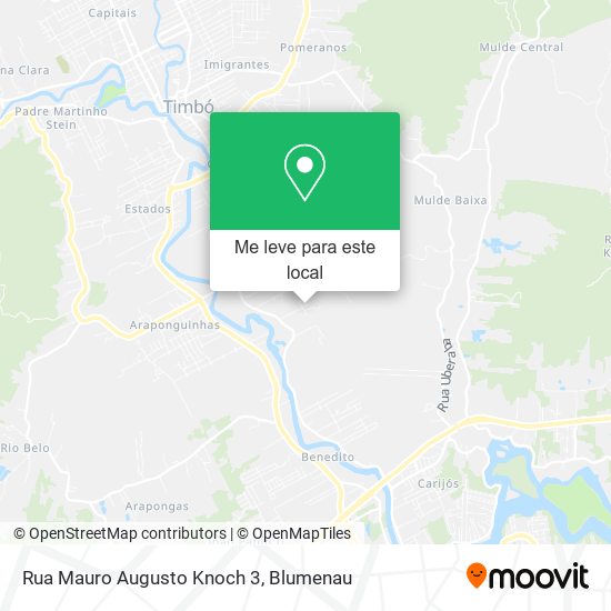 Rua Mauro Augusto Knoch 3 mapa