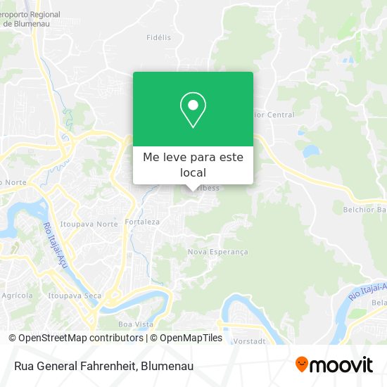 Rua General Fahrenheit mapa