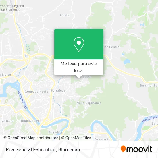 Rua General Fahrenheit mapa