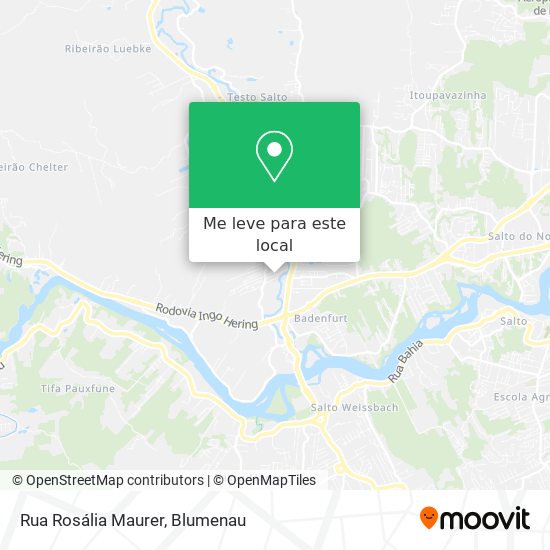 Rua Rosália Maurer mapa
