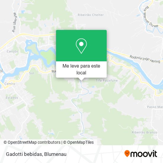 Gadotti bebidas mapa