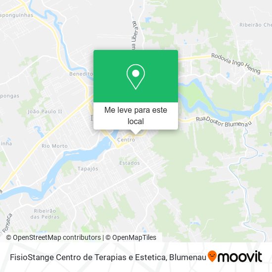 FisioStange Centro de Terapias e Estetica mapa