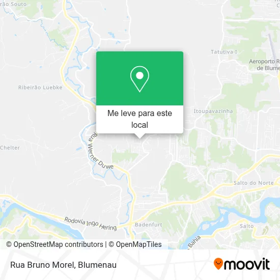 Rua Bruno Morel mapa