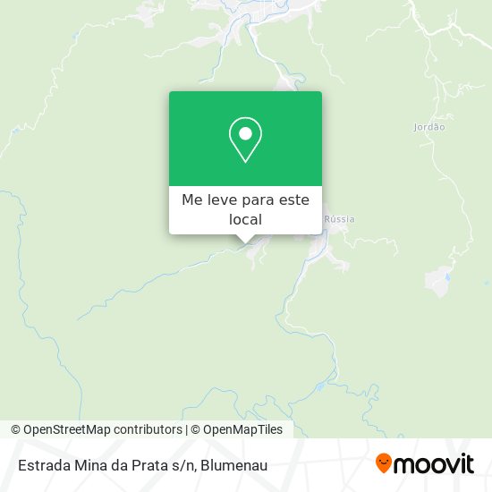 Estrada Mina da Prata s/n mapa