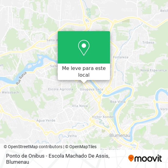Ponto de Onibus - Escola Machado De Assis mapa