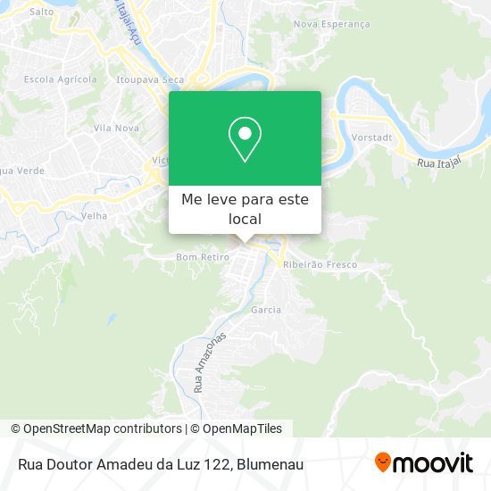 Rua Doutor Amadeu da Luz 122 mapa