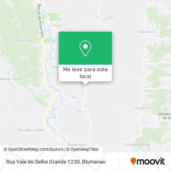 Rua Vale do Selke Grande 1230 mapa
