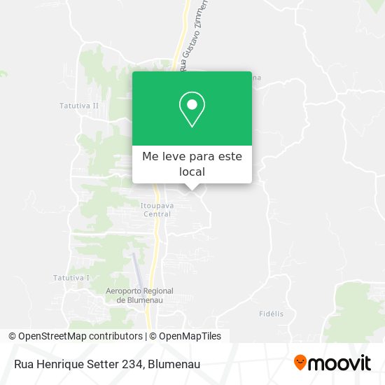 Rua Henrique Setter 234 mapa