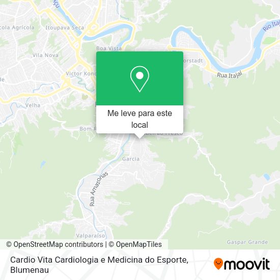 Cardio Vita Cardiologia e Medicina do Esporte mapa
