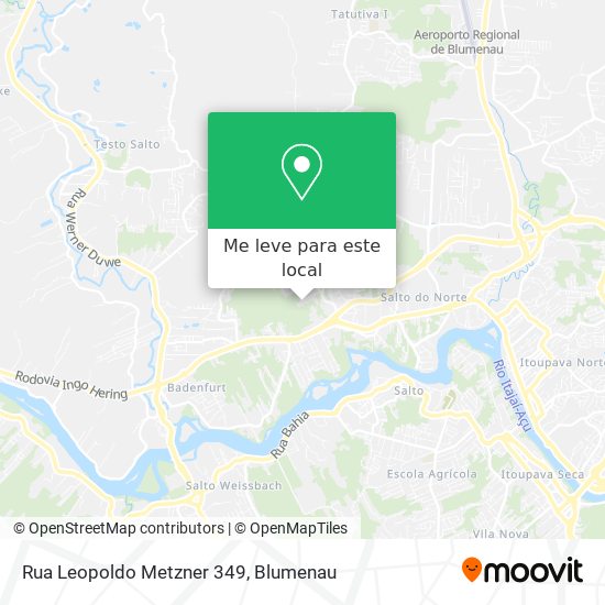 Rua Leopoldo Metzner 349 mapa