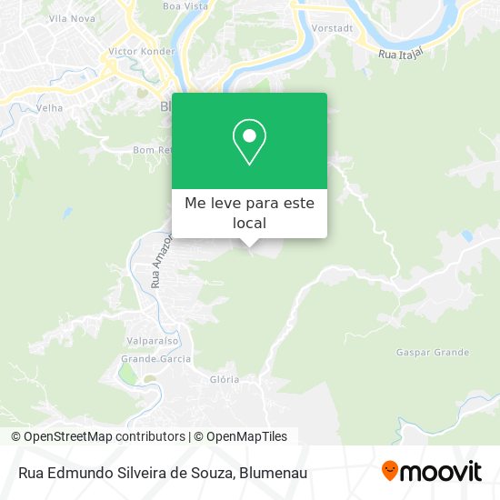 Rua Edmundo Silveira de Souza mapa