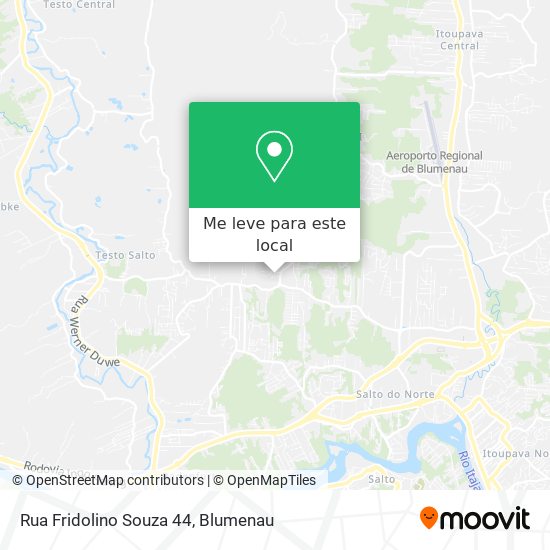 Rua Fridolino Souza 44 mapa