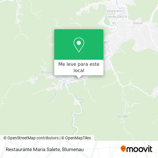 Restaurante Maria Salete mapa