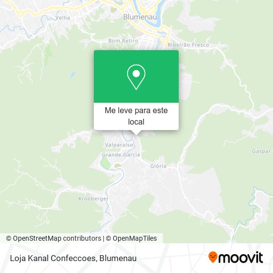 Loja Kanal Confeccoes mapa