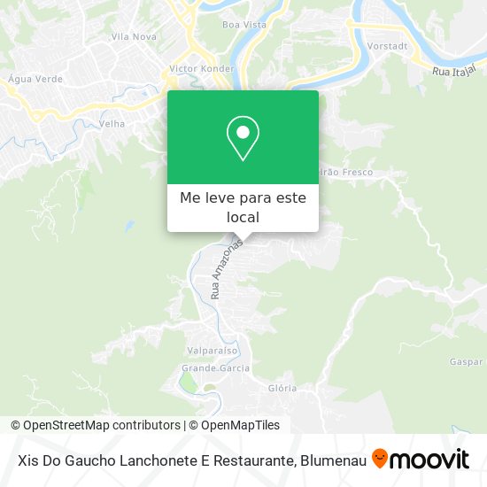 Xis Do Gaucho Lanchonete E Restaurante mapa