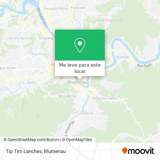 Tip Tim Lanches mapa