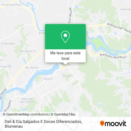 Deli & Cia Salgados E Doces Diferenciados mapa