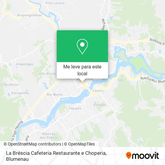 La Bréscia Cafeteria Restaurante e Choperia mapa