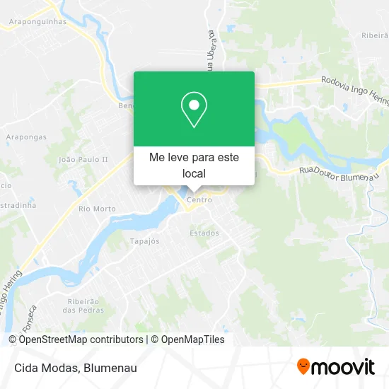 Cida Modas mapa