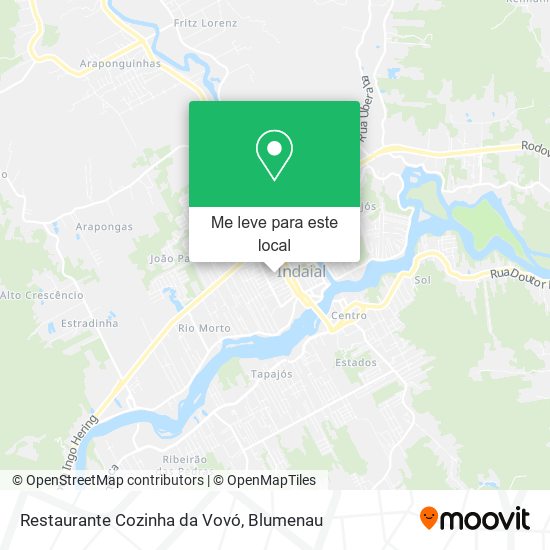 Restaurante Cozinha da Vovó mapa