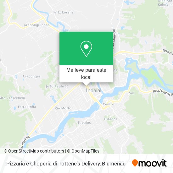 Pizzaria e Choperia di Tottene's Delivery mapa