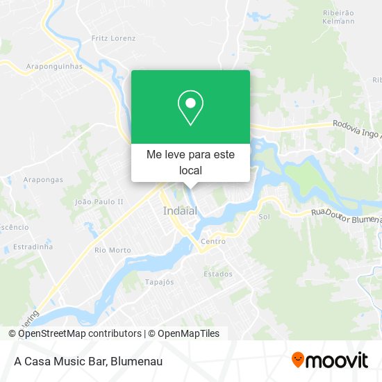 A Casa Music Bar mapa