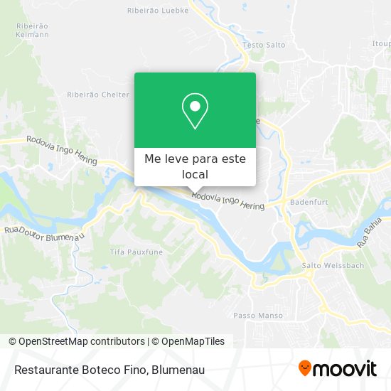 Restaurante Boteco Fino mapa