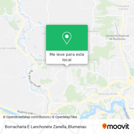 Borracharia E Lanchonete Zanella mapa