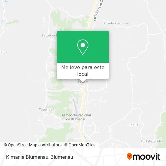 Kimania Blumenau mapa