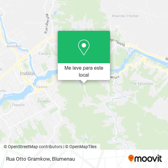 Rua Otto Gramkow mapa