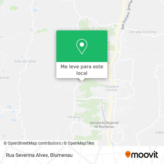 Rua Severina Alves mapa