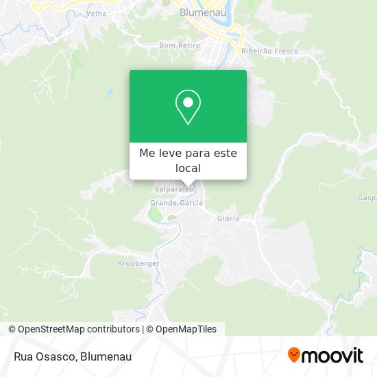 Rua Osasco mapa