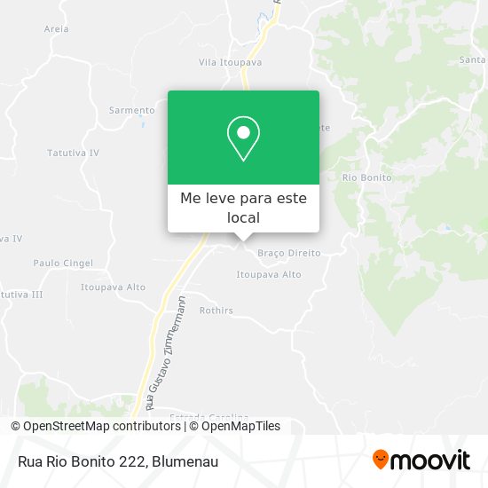 Rua Rio Bonito 222 mapa