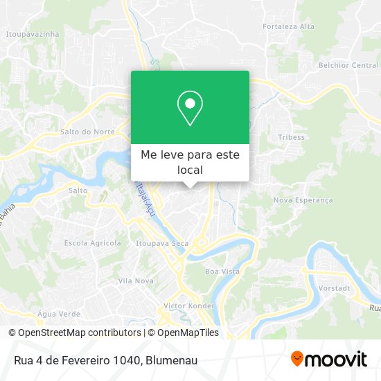 Rua 4 de Fevereiro 1040 mapa
