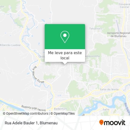 Rua Adele Bauler 1 mapa