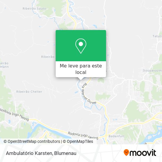 Ambulatório Karsten mapa