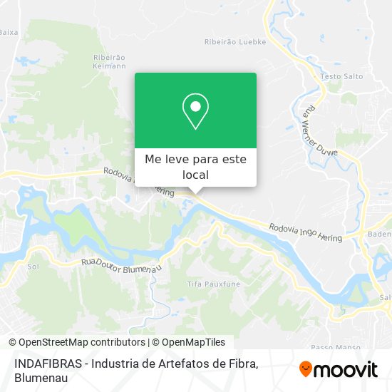 INDAFIBRAS - Industria de Artefatos de Fibra mapa