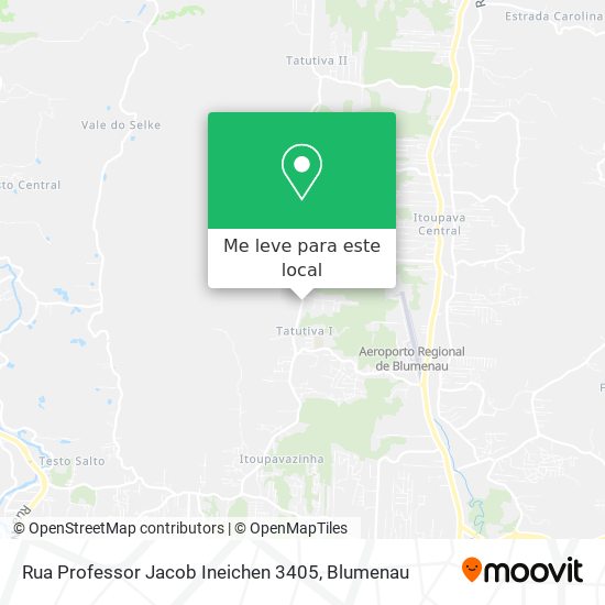 Rua Professor Jacob Ineichen 3405 mapa