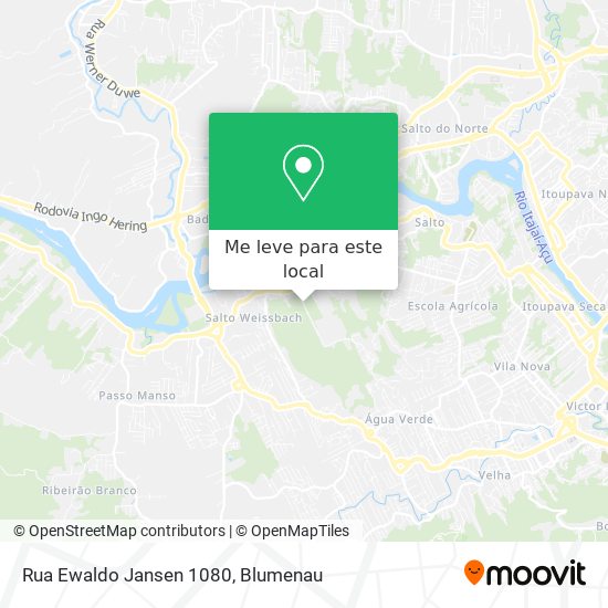 Rua Ewaldo Jansen 1080 mapa