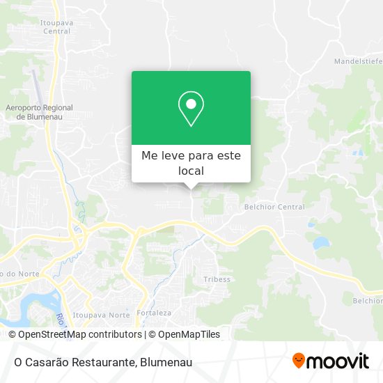 O Casarão Restaurante mapa