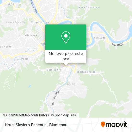 Hotel Slaviero Essential mapa