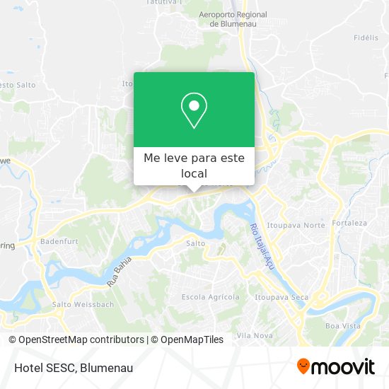 Hotel SESC mapa