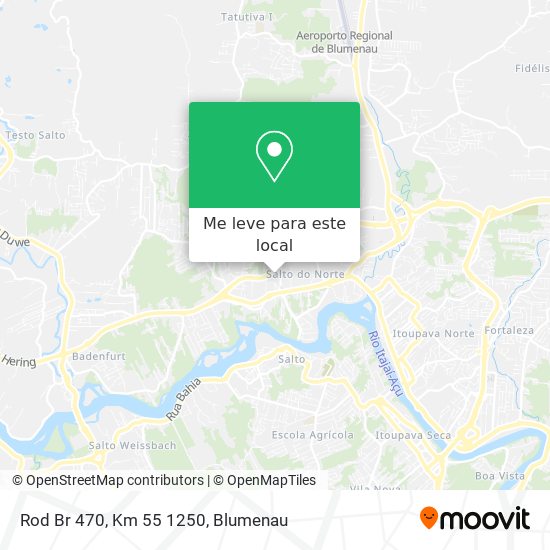 Rod Br 470, Km 55 1250 mapa