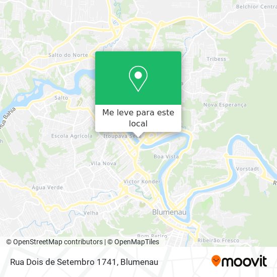 Rua Dois de Setembro 1741 mapa