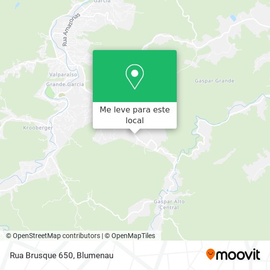 Rua Brusque 650 mapa