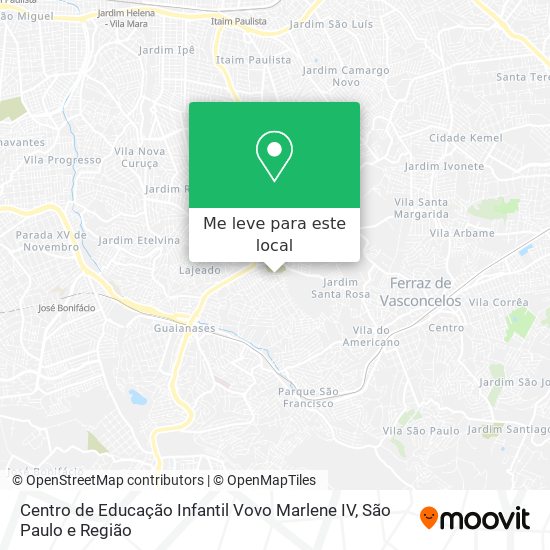 Centro de Educação Infantil Vovo Marlene IV mapa