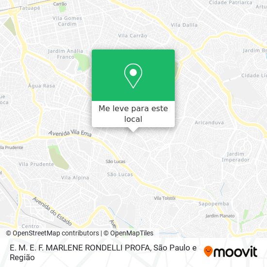 E. M. E. F. MARLENE RONDELLI PROFA mapa